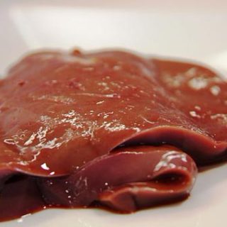 сырая говяжья печень