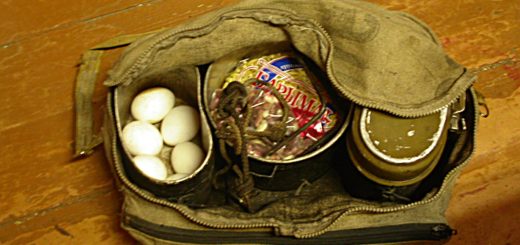 Сумка с туристкими припасами