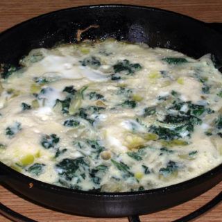 Яичница с крапивой