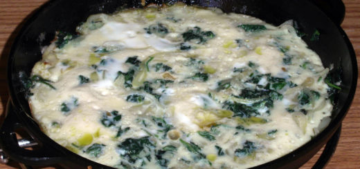 Яичница с крапивой