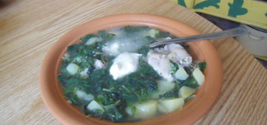 Щи из крапивы