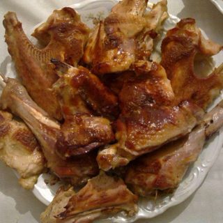 Индейка, разрезанная на куски