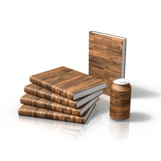 Стопка самодельных книжек