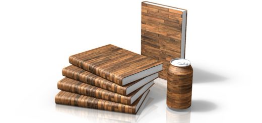 Стопка самодельных книжек