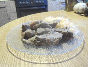 Калджа - закуска из отварной говядины