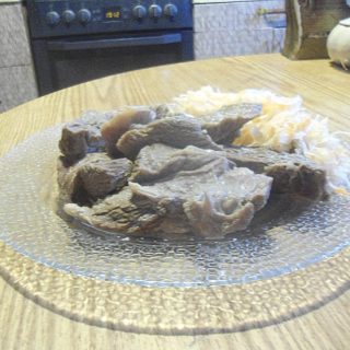 Калджа - закуска из отварной говядины