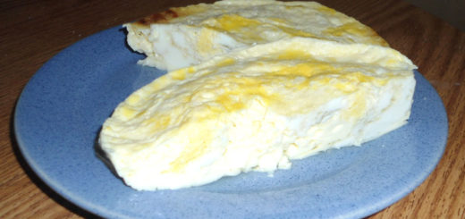 Омлет, приготовленный в СВЧ-печи