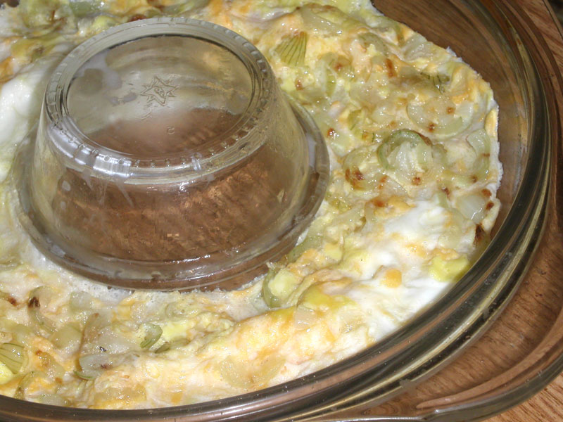 Яичница-болтунья с луком