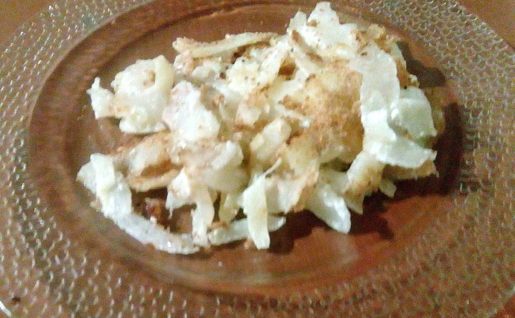 Запеченная капуста с панировочными сухарями