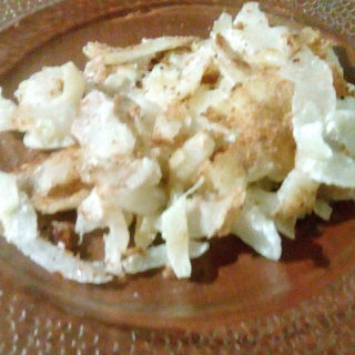 Запеченная капуста с панировочными сухарями