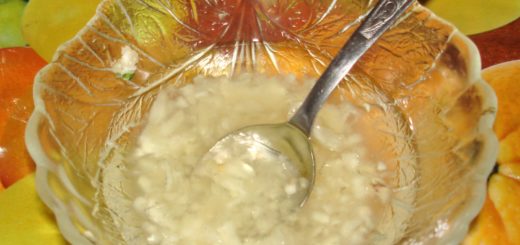 соус из чеснока для запеченных овощей