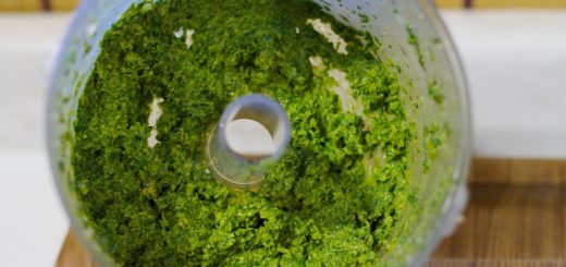 Крапива, смолотая в блендере